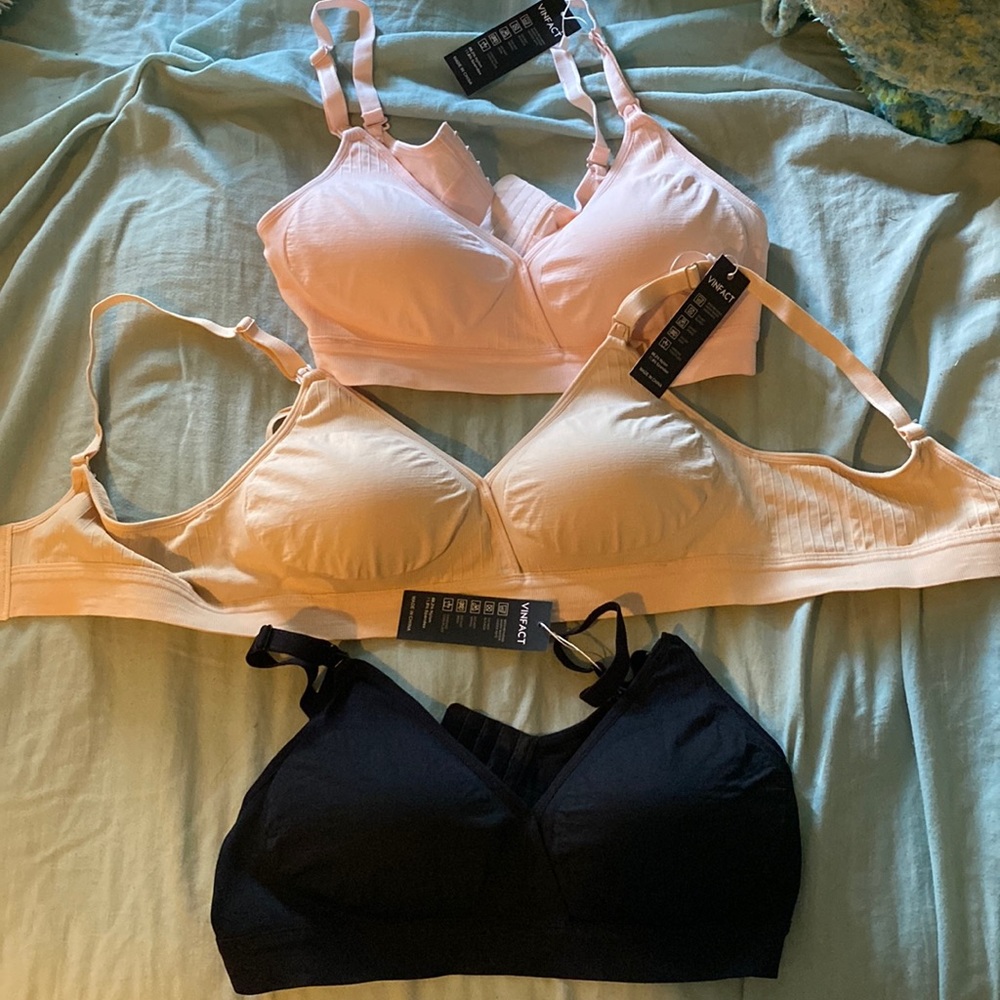 NWT nursing bras 3 pack
